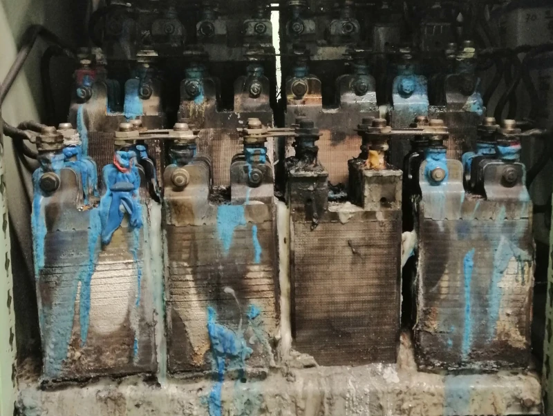 baterías quemadas equipos corriente segura fallo tarjeta carga