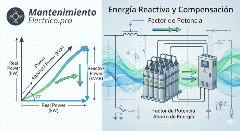 como evitar pagar energia reactiva factura