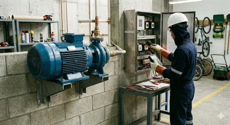 instalación bomba trifásica