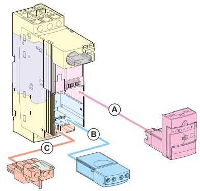 contactor con guardamotor trifasico