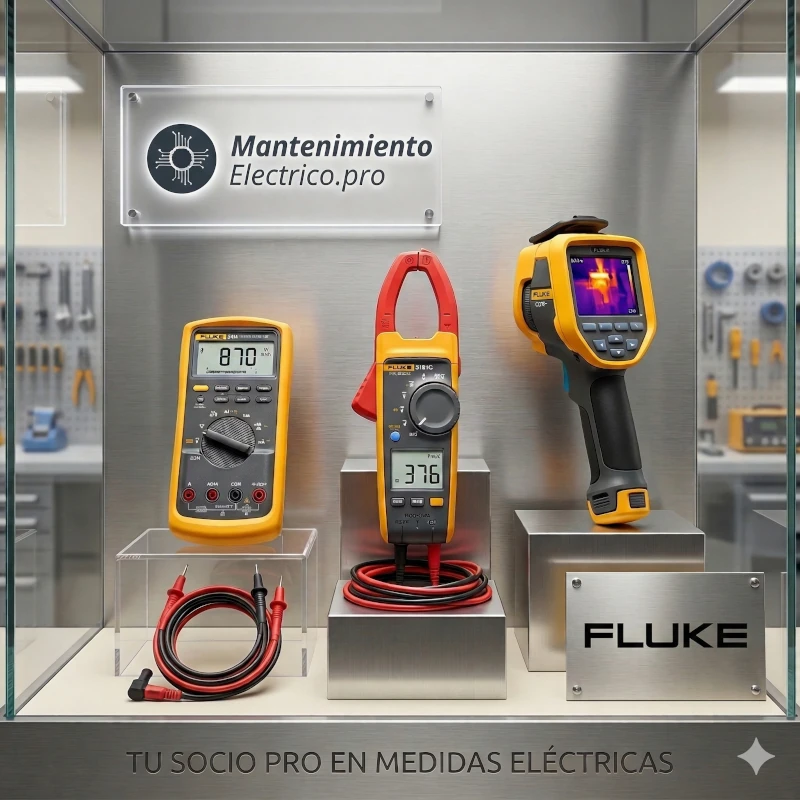 equipos de medida electricos multimetros pinzas camara termografica movil