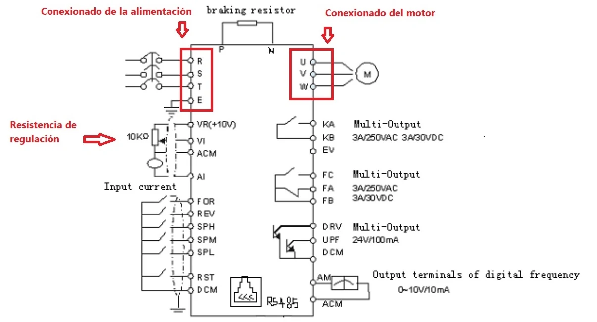 esquema de bomba de pozo sumergible